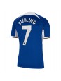 Moški Nogometna dresi replika Chelsea Raheem Sterling #7 Domači 2023-24 Kratek rokav